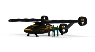 Swallow VTOL - 3 thruster version · 来源页主图