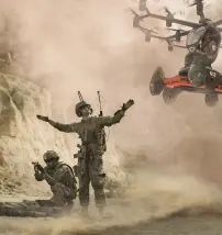LIFT Aircraft HEXA Military · 来源页主图