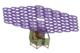 Technoplane Mini-Bee Hexacontacopter · 来源页主图